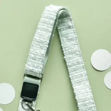 Ремень для сумки Фактурный твид зеленый