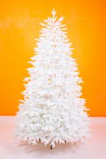 Искусственная ель «Изумрудная Белая» (Литая хвоя) 250 см / 2,5 м