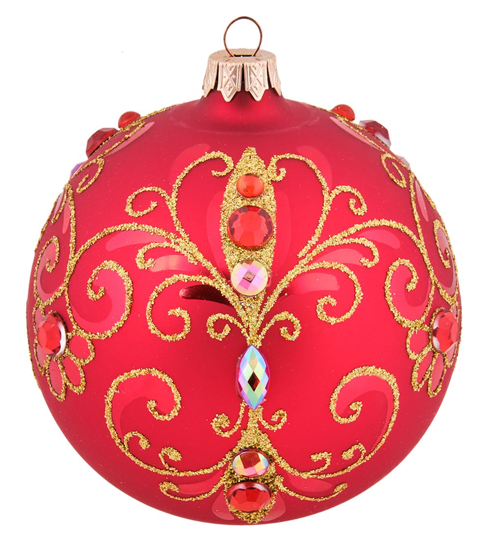 Элита НФШ-1691 Ел.украшение Шар «Рубин» 100 мм