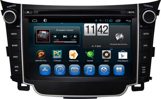 Магнитола для Hyundai i30 2012-2017 - Carmedia KR-7036-S10 Android 10, ТОП Процессор, 4ГБ-64ГБ, SIM-слот