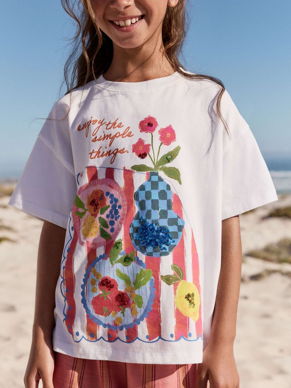 Футболка для девочки Next AK4-728, Белый