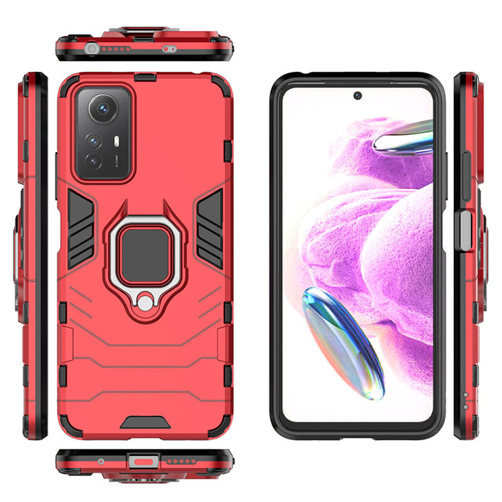 Противоударный чехол с кольцом Panther Case для Xiaomi Redmi Note 12S 4G