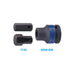 Набор ударных вставок (бит), HEX, 10-32 мм, 11 предметов KING TONY 6411MP