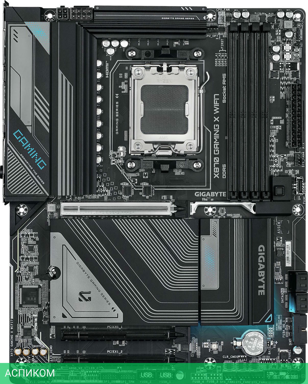 Материнская плата GigaByte X870 Gaming X WIFI7 rev. 1.1