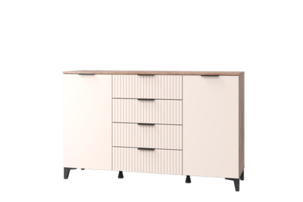 Комод 2 дверки + 4 ящика "Тоскана" на ножках