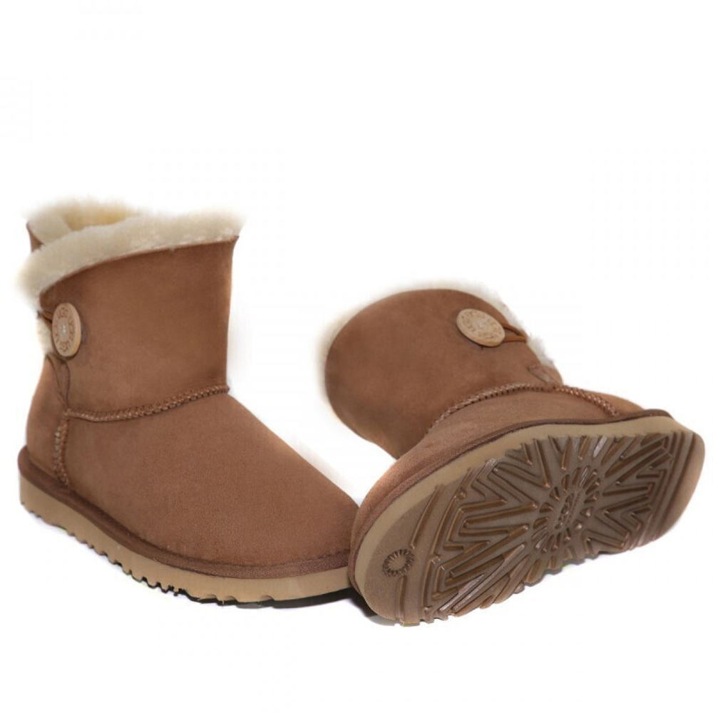 Угги Mini Bailey Button Chestnut