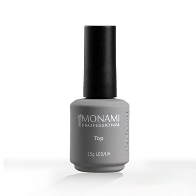 Monami Top Coat Super Shine - Топ для гель-лака Супер блеск без липкого слоя, 15мл