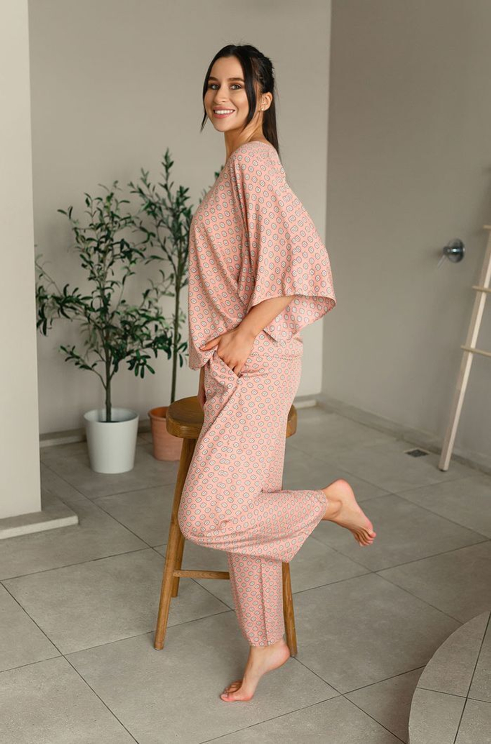 Пижамный комплект Aleksa (Размер: 4X) (Цвет: разноцветный)