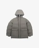 Пуховик Ymkashix HTF Logo серый