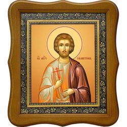 Галактион святой мученик. Икона на холсте.