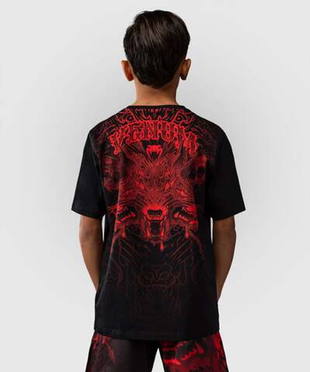 Футболка детская Venum Wolf Atak Black/Red