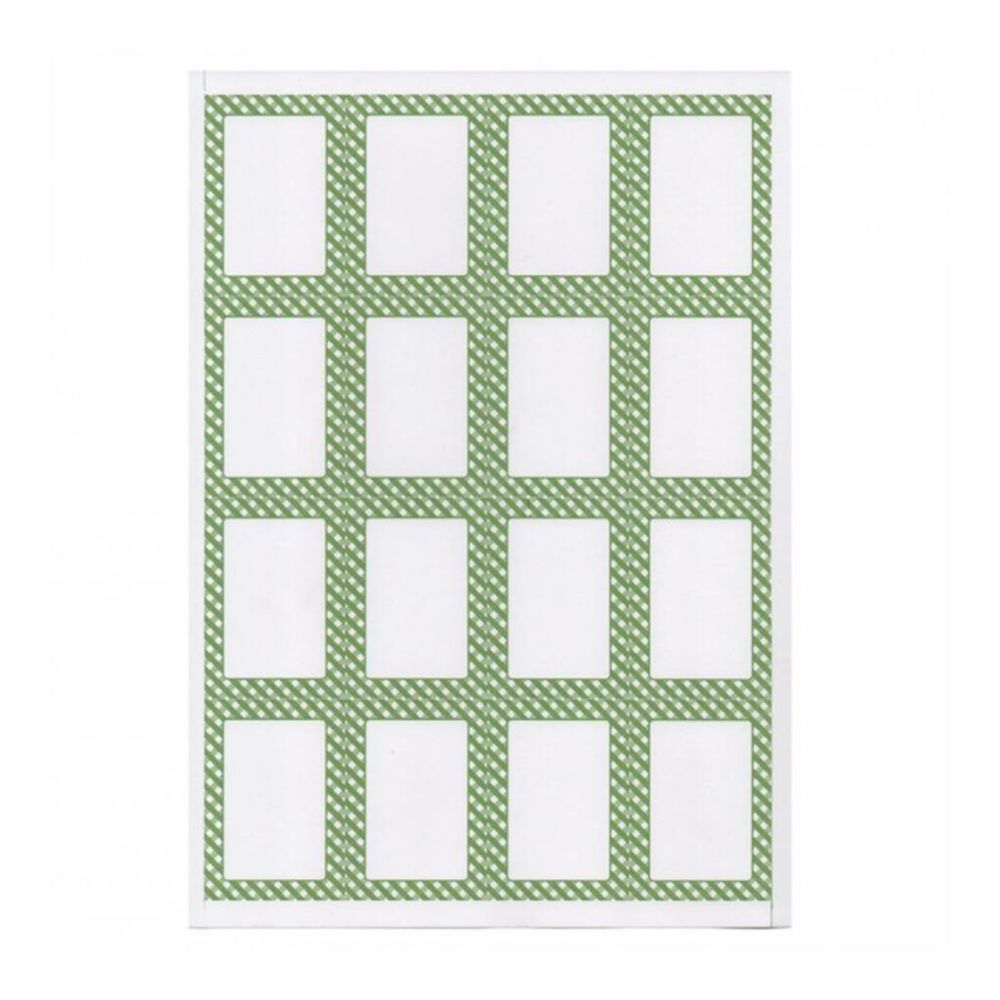 Этикетка бумажная самоклеящаяся белая, 4,5*6,5 см, 100 листов, 16 наклеек/лист Garcia De Pou