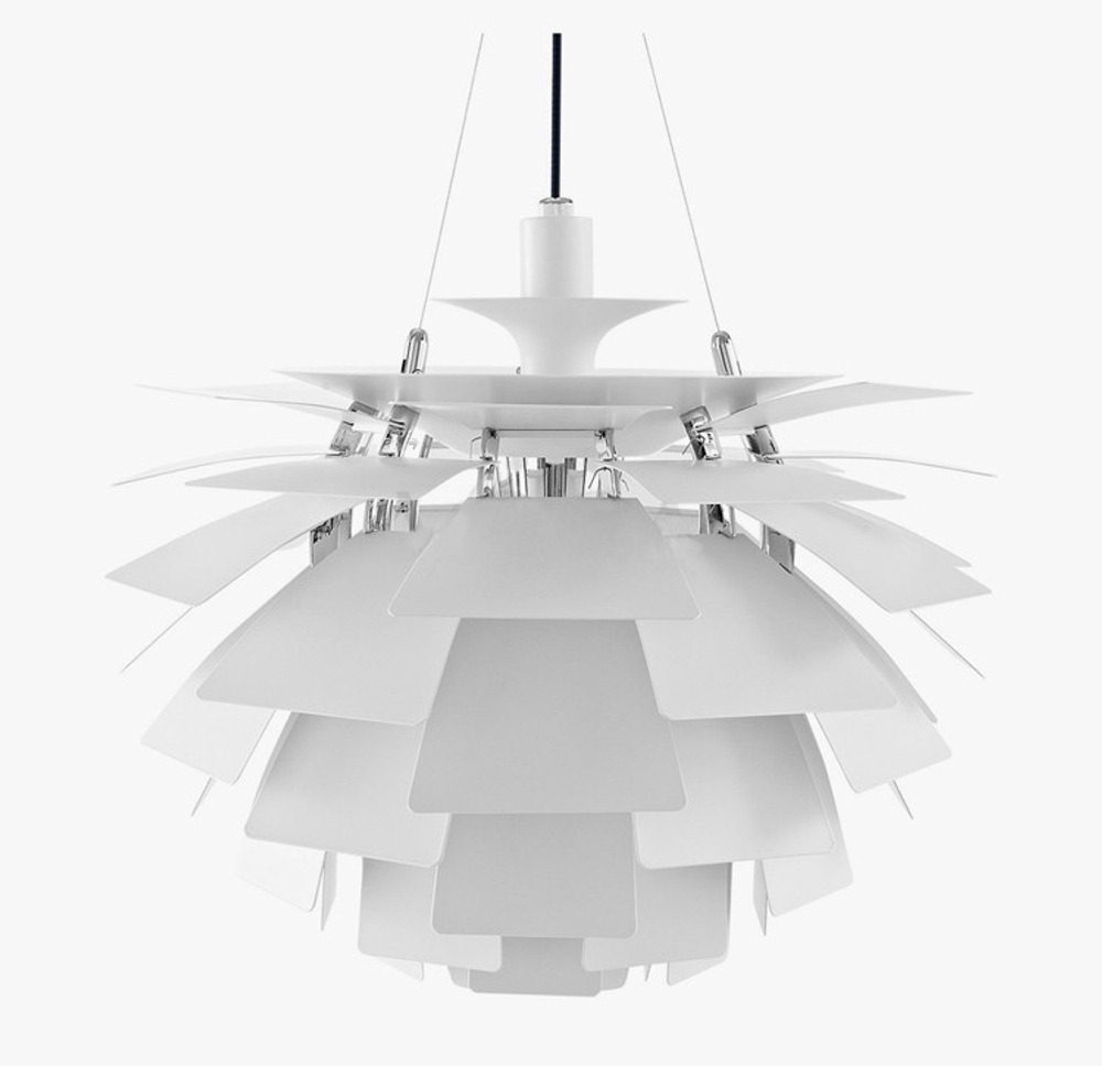 Pendant design lamp PH Artichok by Louis Poulse D48 (Silver)