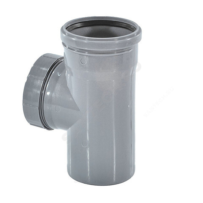 Ревизия PP-H круглая крышка, резьбовая серая BASE Дн 50 б/нап в/к VALFEX 20103050