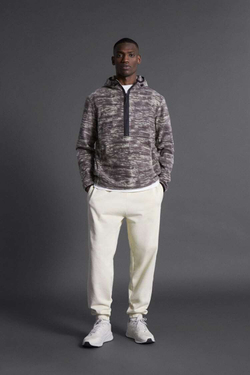 ZARA КУРТКА ИЗ ПОЛАРФЛИСА С АБСТРАКТНЫМ УЗОРОМ, ТЕМНО-РОЗОВЫЙ