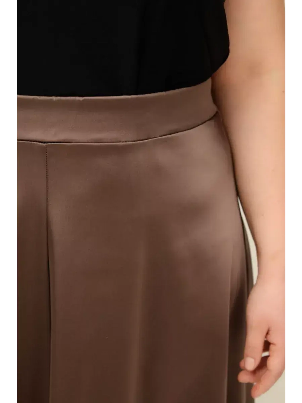 Юбка атласная макси