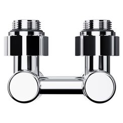 Узел нижнего подключения Royal Thermo Design угловой 1/2quot;х3/4quot; EK (хром)
