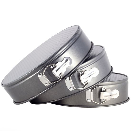 Набор разъемных форм для выпечки 3 шт Ofenbach NB 100700 (d24; 26; 28 см) из углеродистой стали