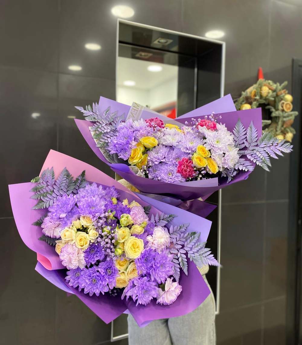 Букет цветов Спелый Баклажан