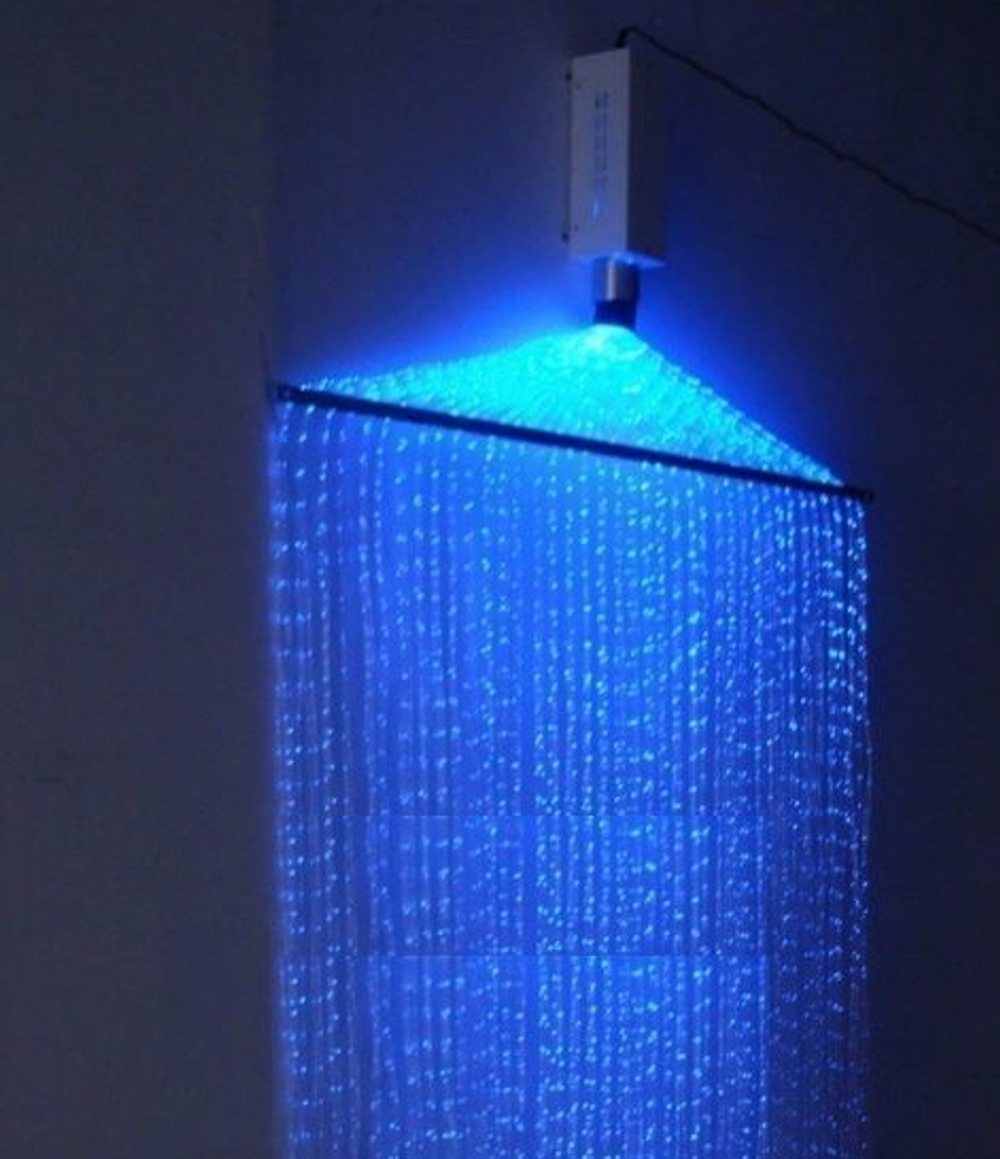 Фиброоптическая занавесь с интерактивным источником света, 150 волокон