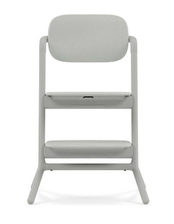 Стульчик для кормления Cybex Lemo 4 в 1 с мягкими чехлами Comfort Inlay Suede Grey/Pearl Pink