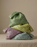 Свадебный клатч салатового цвета с пайетками