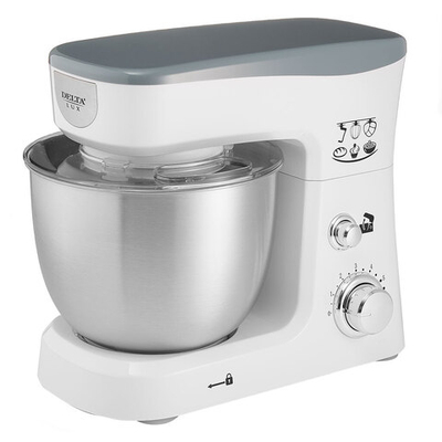 Миксер планетарный многофункциональный DELTA LUX DE-7900P белый с серым