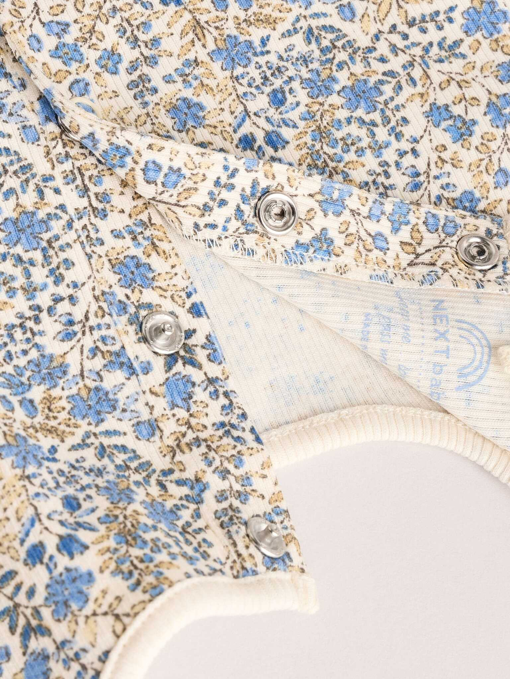 Лонгслив и легинсы в комплекте для малышей Next E66-477, Молочный, Голубой