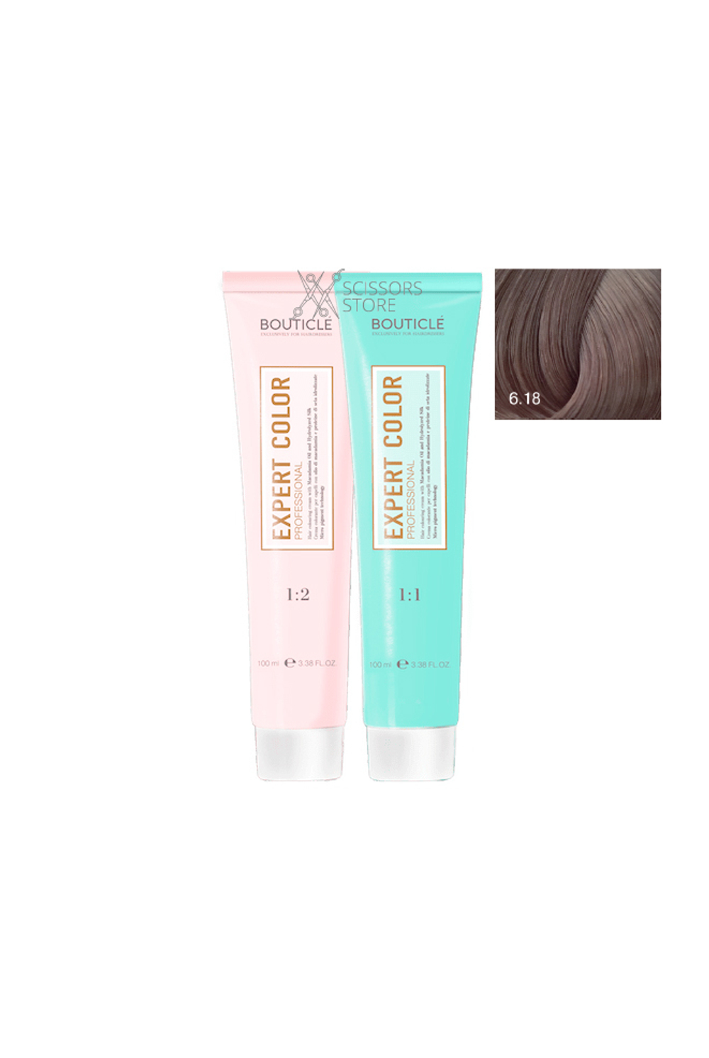 Expert Color Hair Color Cream 6/18 темно-русый пепельно-жемчужный 100 мл