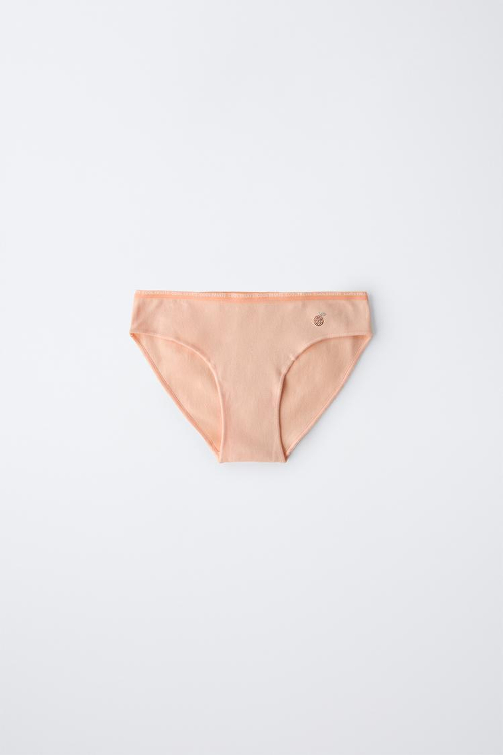 ZARA НАБОР ИЗ ШЕСТИ ТРУСОВ С БЛЕСТКАМИ И ДЕТАЛЯМИ «ФРУКТЫ», РАЗНОЦВЕТНЫЙ