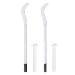 Комплект плоских кронштейнов с дюбелями 7,2х170мм