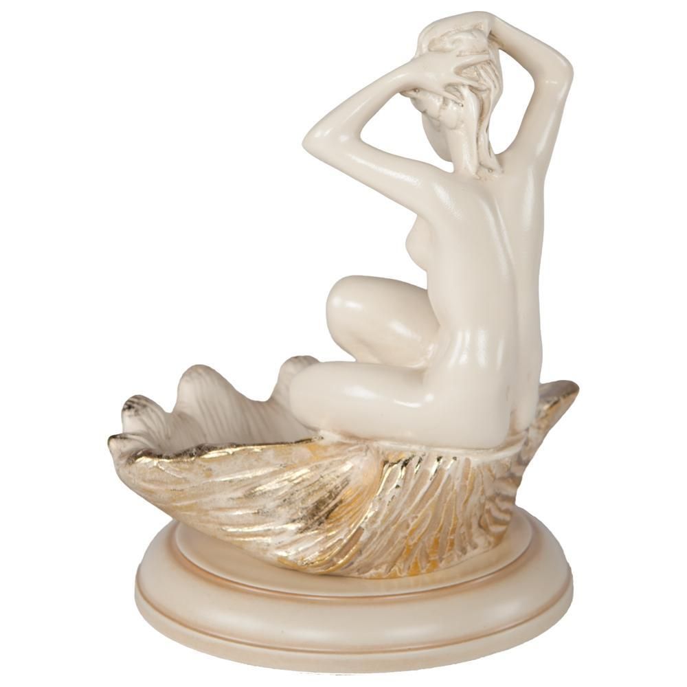 Подставка для украшений Девушка на ракушке Айвори