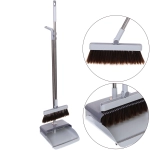 Набор для уборки, щетка для пола с совком «Gray» 015