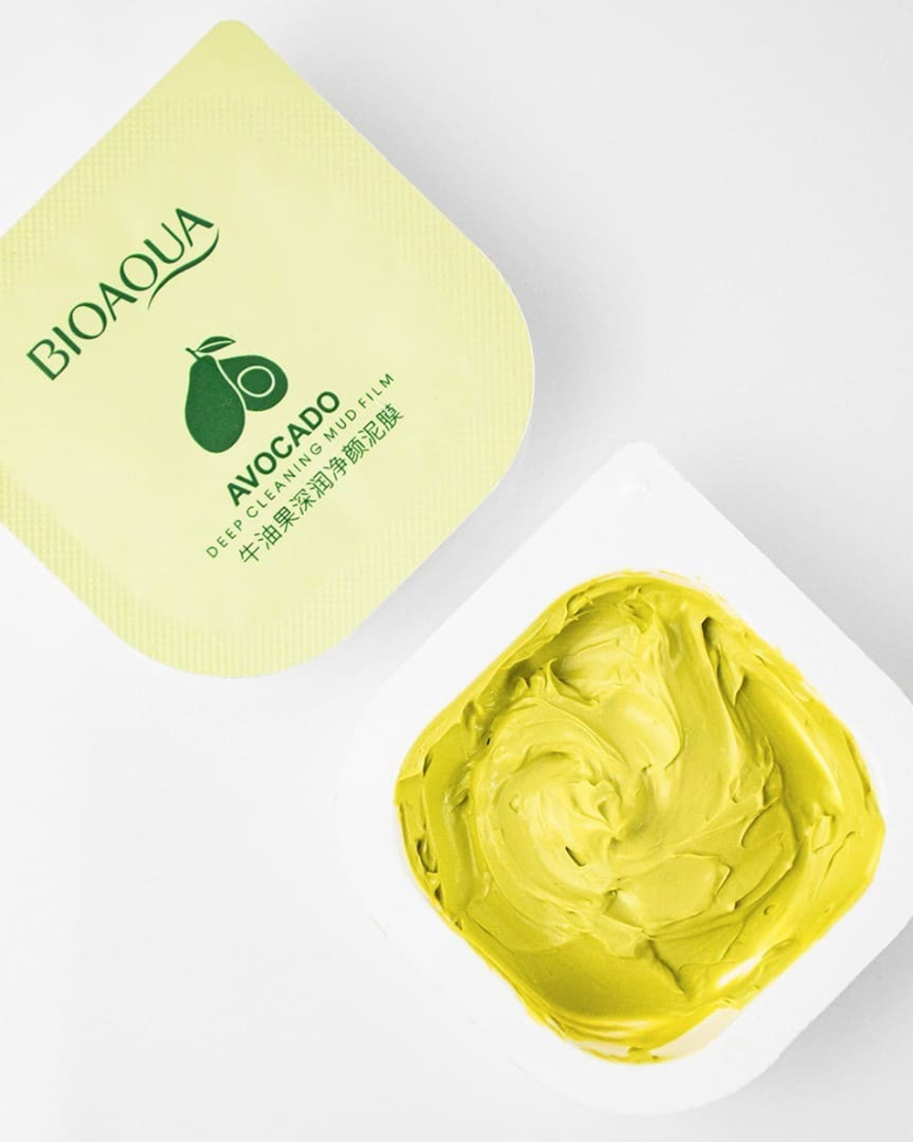 Глиняная маска для лица с авокадо