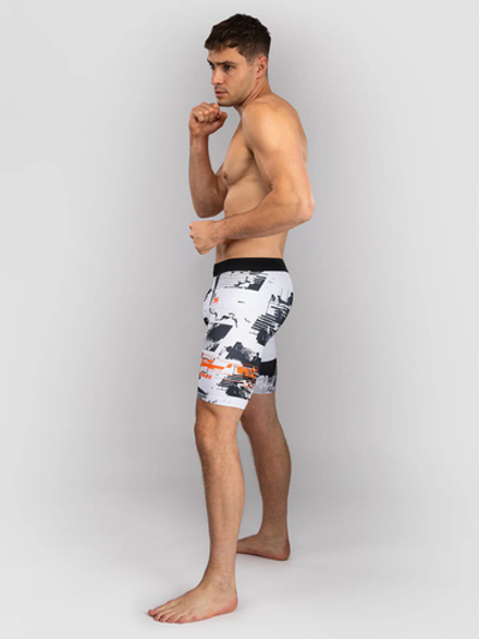 Шорты компрессионные Venum UFC Zenith Fight Week Black/White/Orange