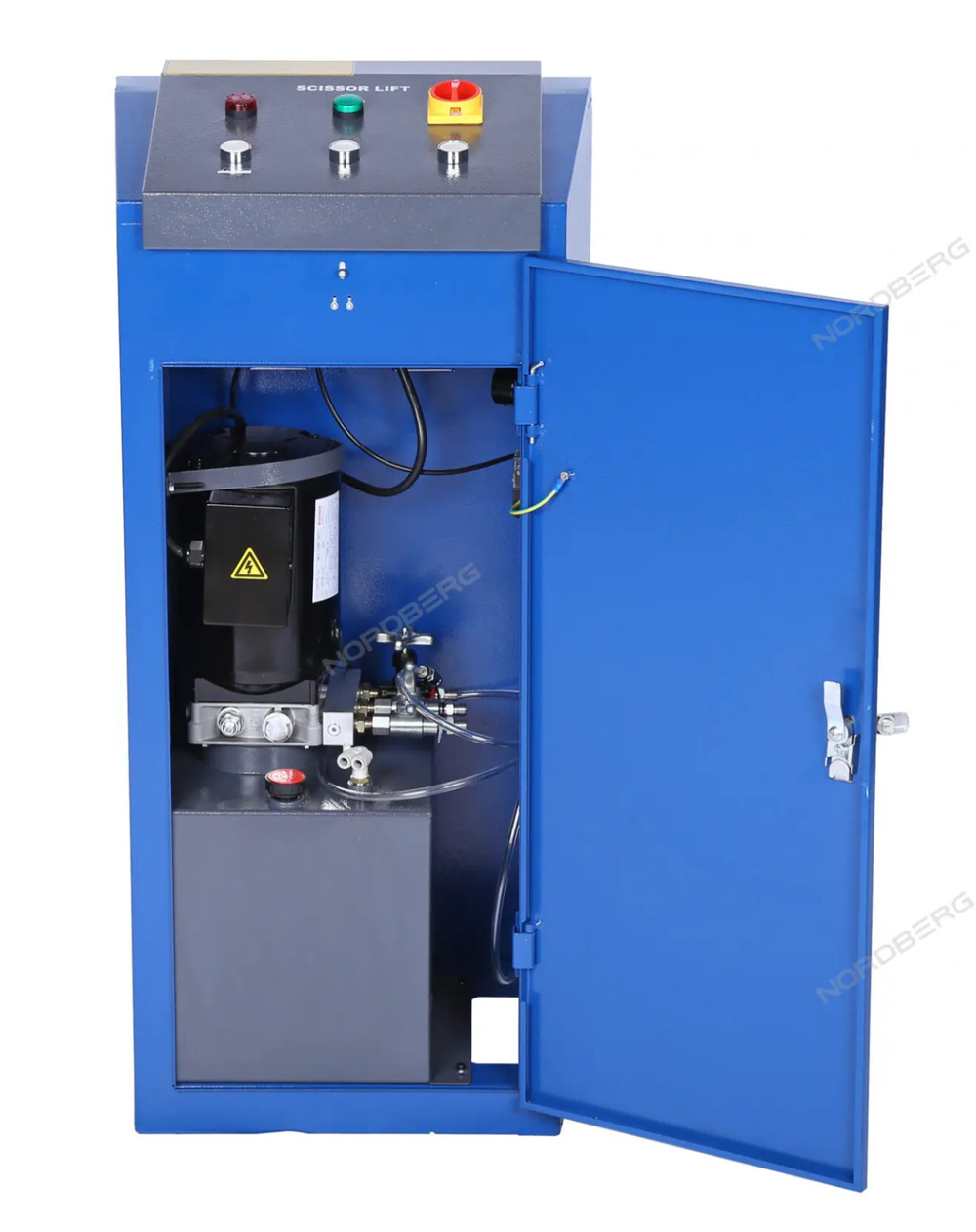 Подъемник ножничный 4 т, 380 В, синий NORDBERG N631-4B_380
