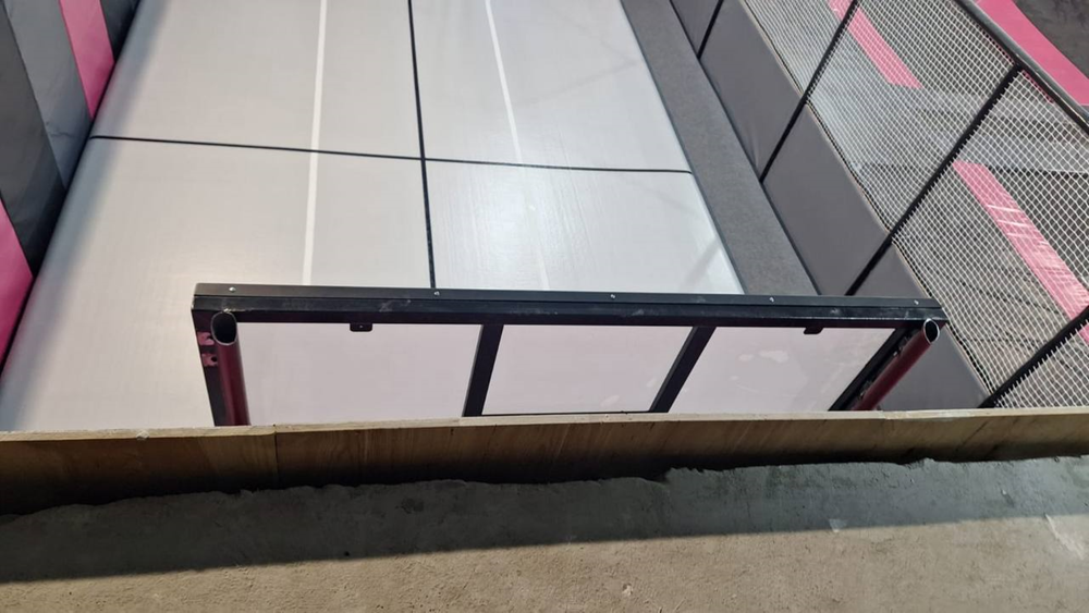 Ковер надувной баскетбольная площадка - 10,5х6х30см