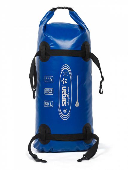 Гермо-Мешок-Рюкзак Sargan Саппер-50 2 лямки, крепления к сапборду 50 л синий