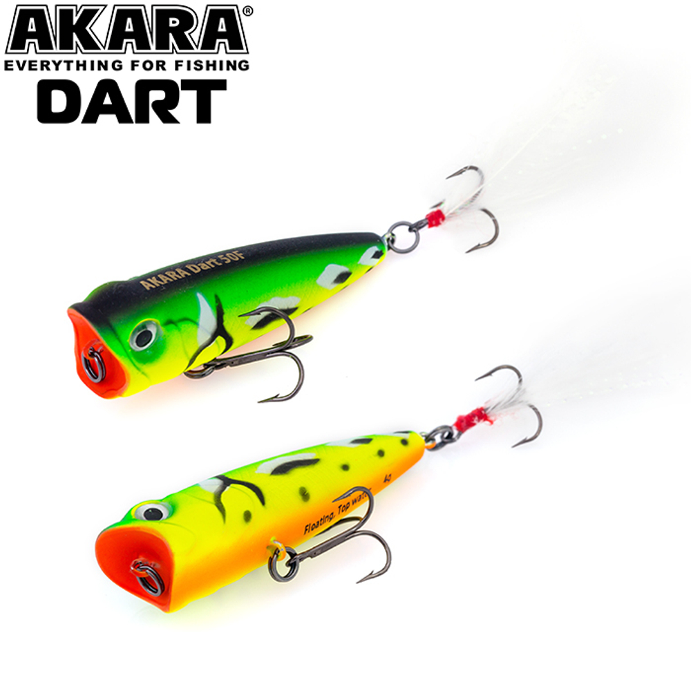 Воблер Akara Dart 50F 4 гр. (1/7 oz 2,0 in) A136