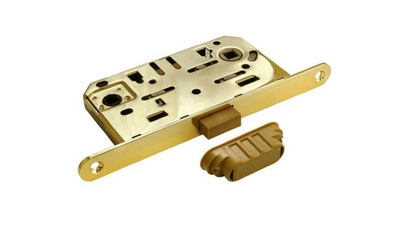 Замок с магнитной защелкой MORELLI M 1895-WC-PG под завертку золото