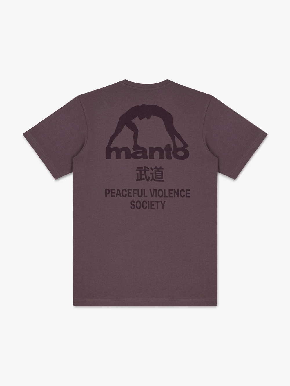Футболка MANTO SOCIETY сливовая