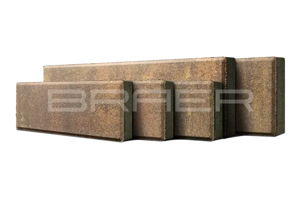 Тротуарная плитка Braer Домино, Color Mix Сафари, 60 мм