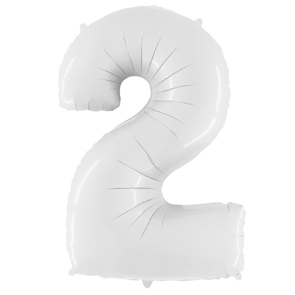 Шар Цифра Белая
