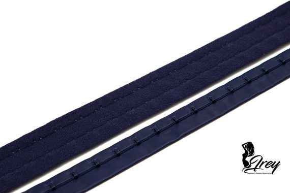 Крючки/петли на ленте, двухрядные, Arta-F, темно-синий 061