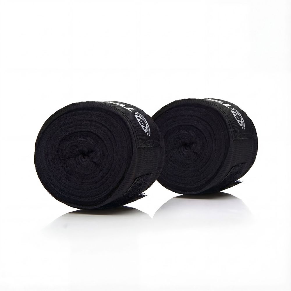 Бинт боксерский TORRES, PRL619015BL, дл. 3,5 м, шир. 5,5 см, 1 пара, хлопок, черный