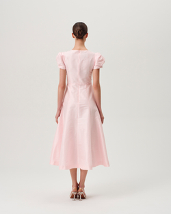 Платье Pavlova (Павлова) ШШ, с выш., c рук., розовое