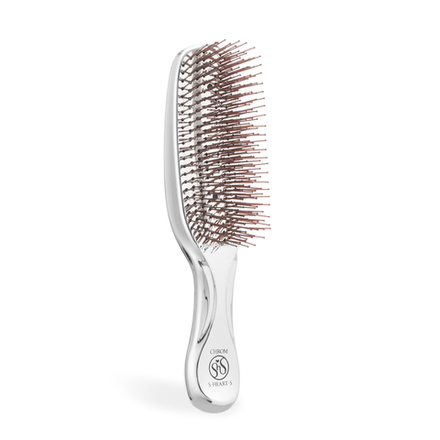 S-HEART-S Расческа Scalp Brush CHROME с длинной ручкой