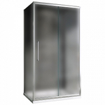 Душевой уголок ABBER Schwarzer Diamant AG30140MH-S80M-S80M 140x80 стекло матовое/профиль хром