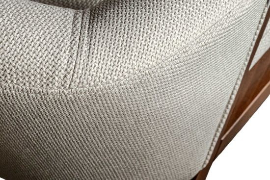 Стул Fly старинный орех, ткань VT Florida cream