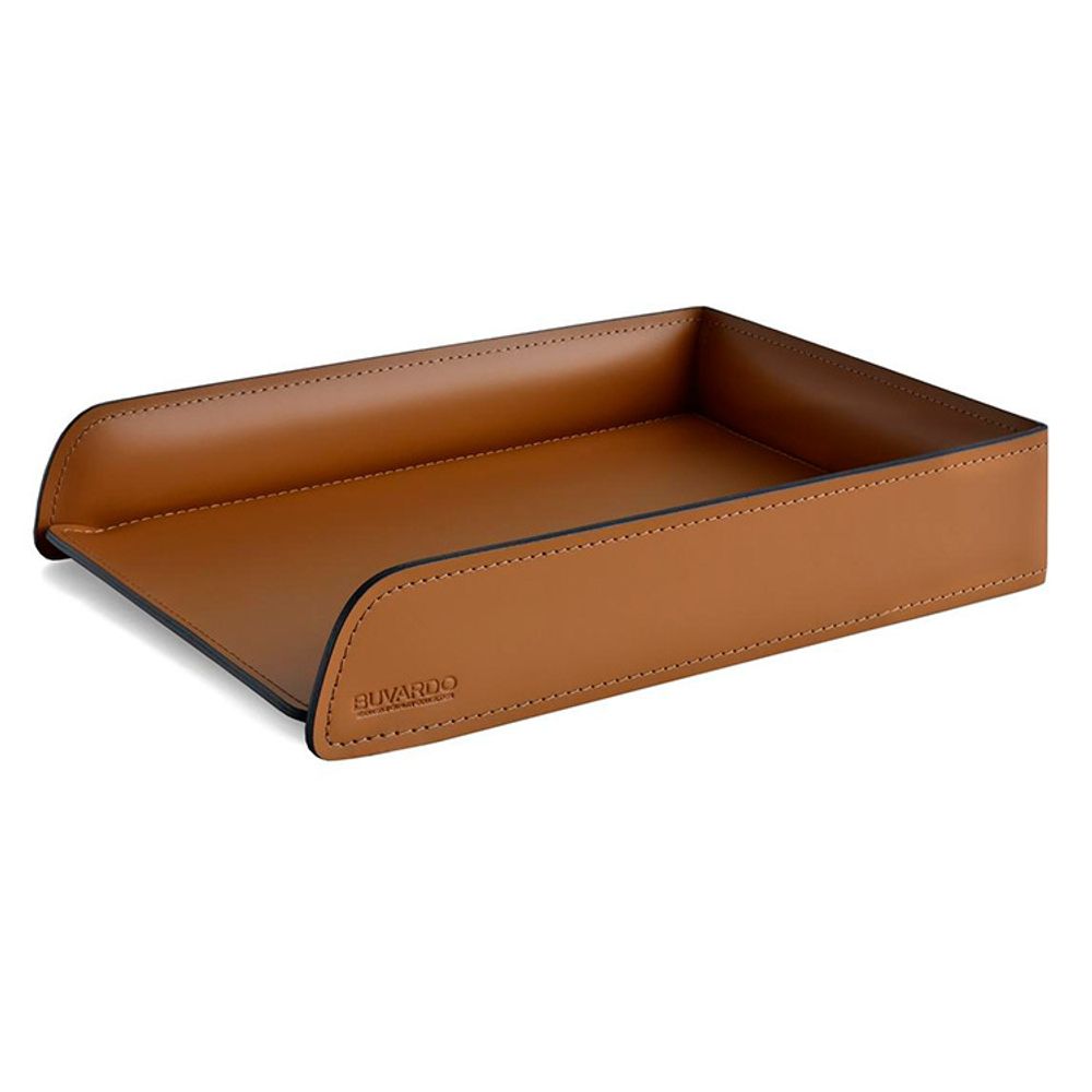 Лоток А4 горизонтальный из двухслойной кожи Cuoietto (TBCA4hor) 11